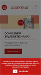 Mobile Screenshot of generali.sk