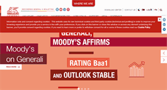 Desktop Screenshot of generali.com