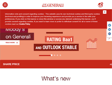 Tablet Screenshot of generali.com