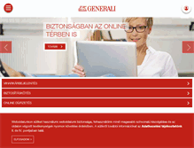 Tablet Screenshot of generali.hu
