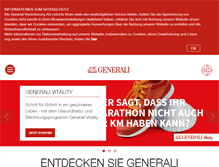 Tablet Screenshot of generali.at