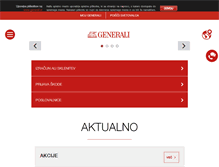 Tablet Screenshot of generali.si